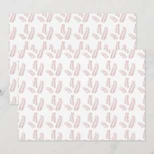Colorful rolls of wrapping paper featuring various thank you card