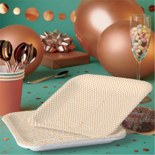 Colorful rolls of wrapping paper in different patt plates