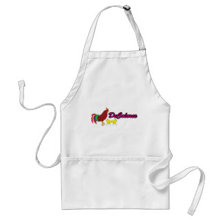 Colorful Rooster Adult Apron