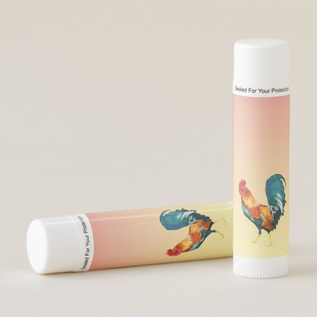 Colorful Rooster Bird Lip Balm