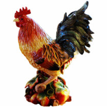 Colorful Rooster Cutout
