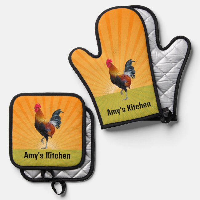 Colorful Rooster Design