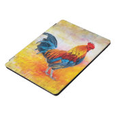 Colorful Rooster Digital Art Painting iPad Pro Cover (Side)