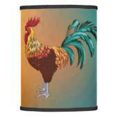 COLORFUL ROOSTER LAMP SHADE (Front)