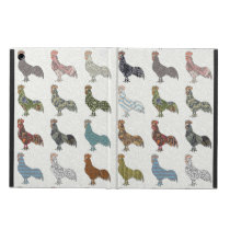 Colorful Rooster Pattern iPad Air Case