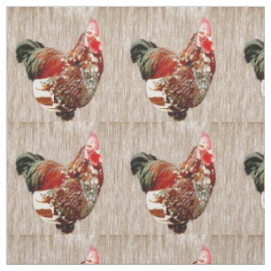 Colorful Rooster The Extrovert, Fabric