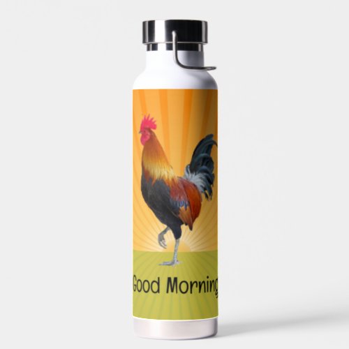 Colorful Rooster Thor Copper Vacuum Insulated Water Bottle
