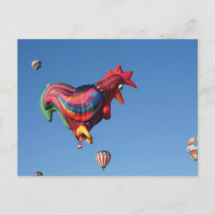 Colorful Roostesr Postcard