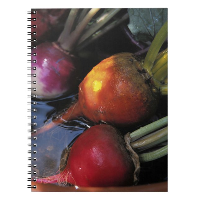 Colorful Root Vegetables Notebook (Front)