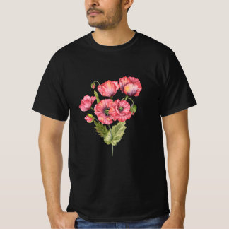 Colorful Rose Bouquet Floral Botanical T-Shirt