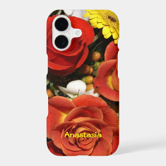Colorful Rose Floral Bouquet Photograph iPhone 17 Case