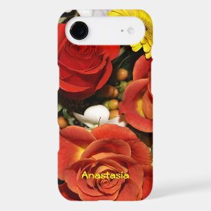 Colorful Rose Flower Bouquet Photograph Custom iPhone 17 Air Case
