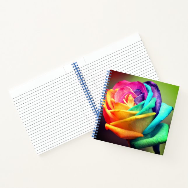 Colorful Rose Notebook (Inside)