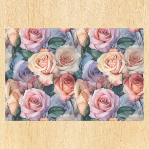 Colorful Rose Pattern Flower floral Tissue Paper
