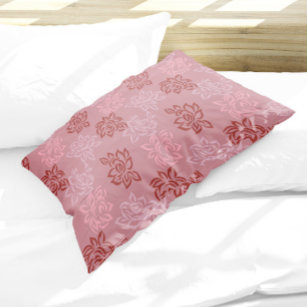 Colorful Rose Seamless Pattern Pillow Case