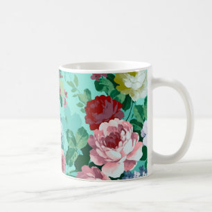 Colorful Roses & Flowers Coffee Mug