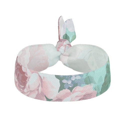 Colorful Roses  Flowers Ribbon Hair Tie