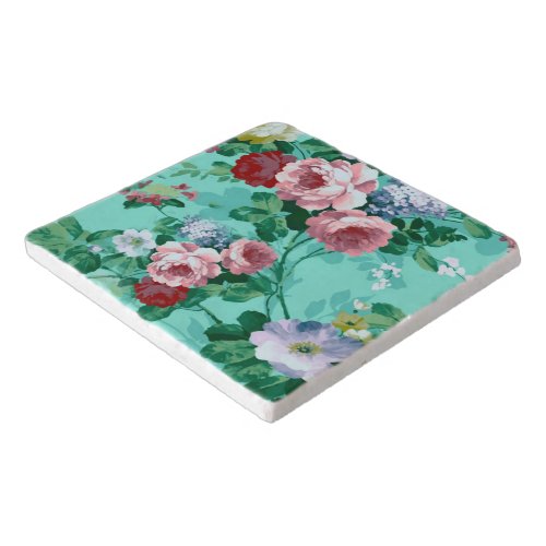 Colorful Roses  Flowers Trivet