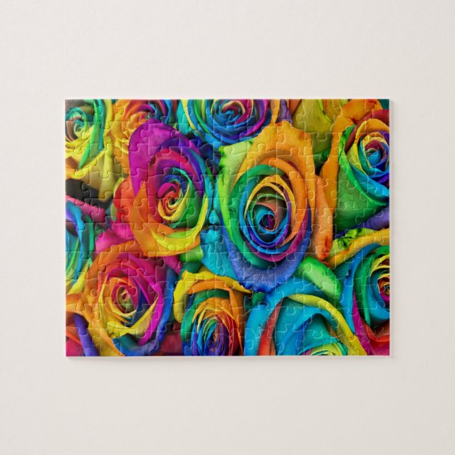 Colorful Roses Jigsaw Puzzle (Horizontal)