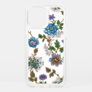 Colorful Roses & Oriental Poppies-White Background Speck iPhone 12 Case