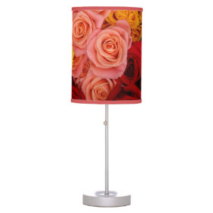Colorful Roses Table Lamp