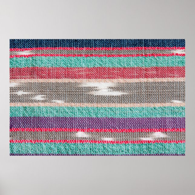 Colorful rough Fabric Texture, Pattern, Background Poster (Front)