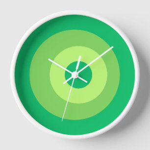 Colorful Round Green Wall Clock