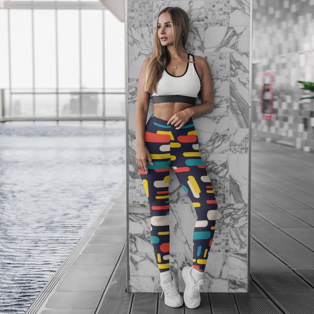 colorful rounded rectangle leggings (Creator Uploaded)