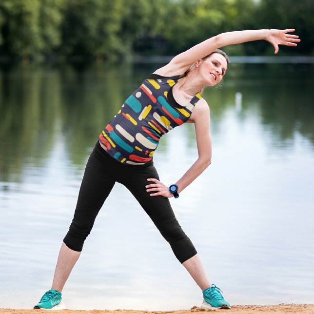 Colorful rounded rectangles tank top (Creator Uploaded)
