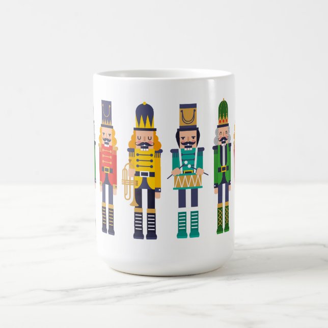 Colorful Row of Modern Nutcrackers Coffee Mug (Center)