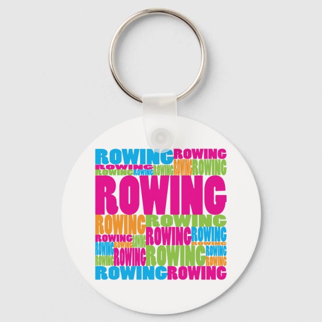 Colorful Rowing Keychain (Front)