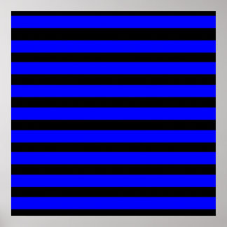 Royal Blue Stripes Art & Framed Artwork | Zazzle