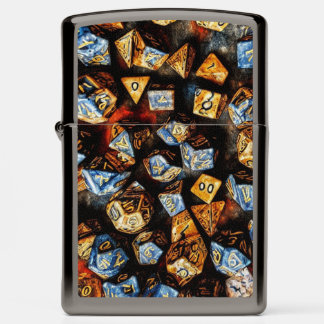 Colorful RPG D20 Ancient Dice Collection Zippo Lighter