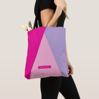 Colorful Rush trendy Modern Minimal tote bag