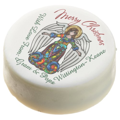Colorful Russian Angel Personalize Chocolate Dipped Oreo