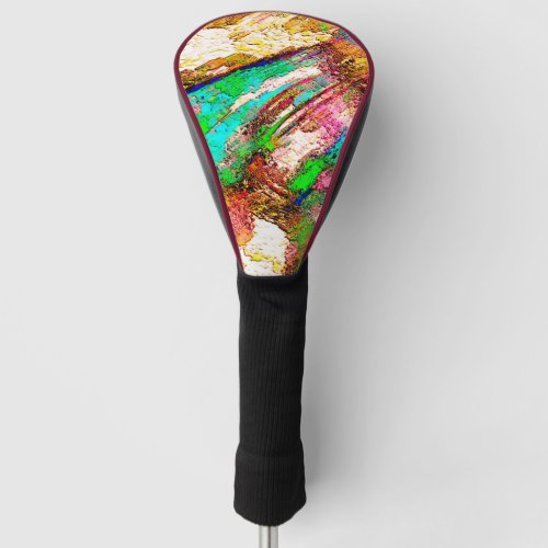 Colorful _ Rustic and rough like roughcast Golf Head Cover