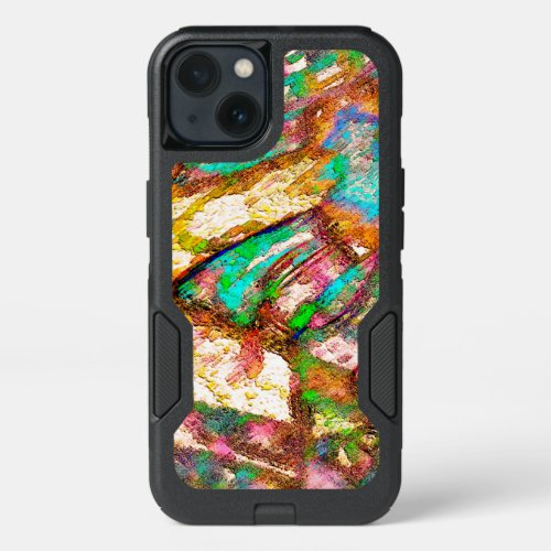 Colorful _ Rustic and rough like roughcast iPhone 13 Case