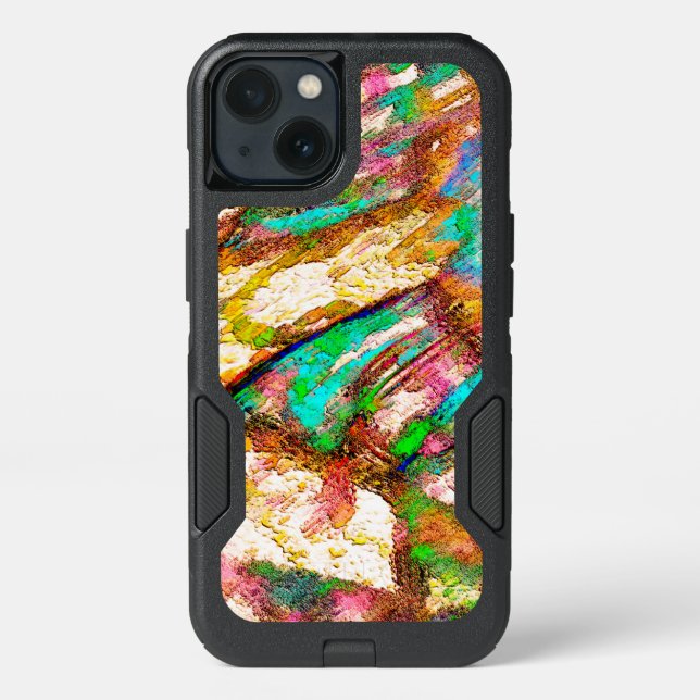 Colorful - Rustic and rough like roughcast Otterbox iPhone Case (Back)
