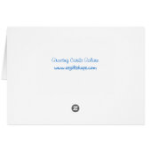 Colorful Sailboat Card (Back Horizontal)