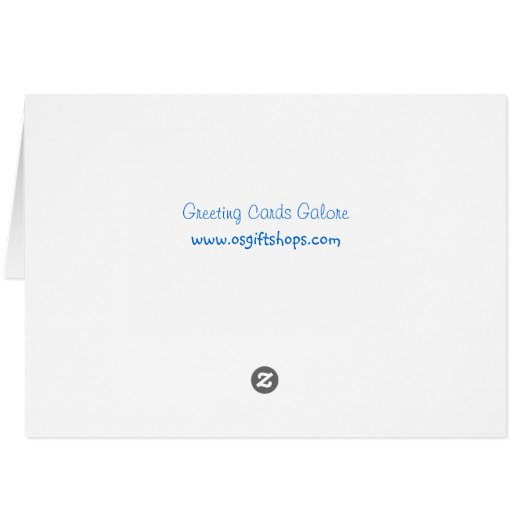 Colorful Sailboat Card (Back Horizontal)