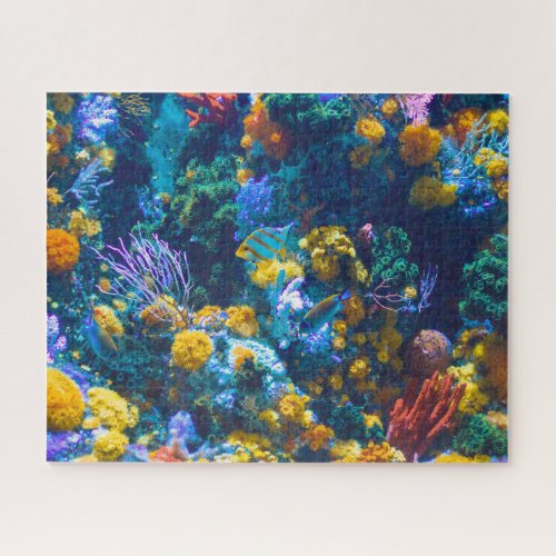 Colorful Salt Water Fish Tank Jigsaw Puzzle