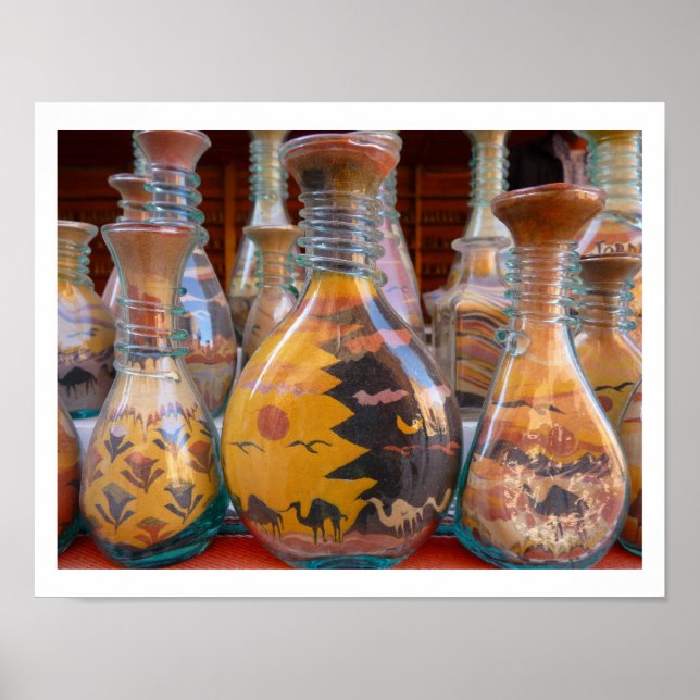 Colorful Sand Art of Jordan Poster (Front)