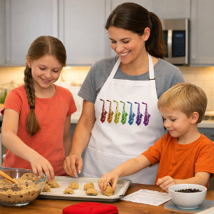 Colorful Saxophone Adult Apron