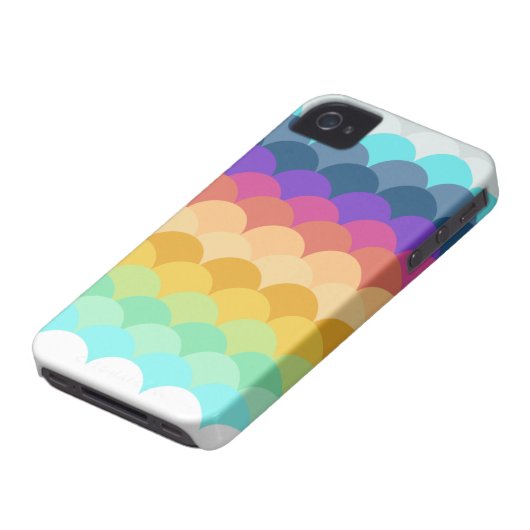 Colorful Scalloped IPhone 4 Case (Bottom)