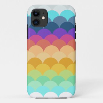 Colorful Scalloped Iphone 5 Case by WarmCoffee at Zazzle