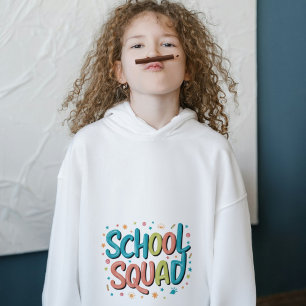 Colorful School Squad Design - Fun Back-to-School T-Shirt