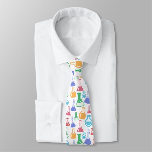 Colorful Science  Chemistry Pattern Neck Tie