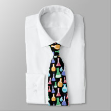 Colorful Science / Chemistry Pattern Neck Tie