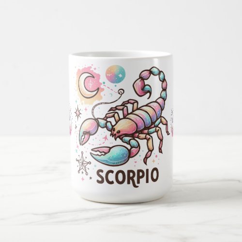 Colorful Scorpio Zodiac Scorpion Astrology