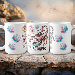 Colorful Scorpio Zodiac Scorpion Astrology Coffee Mug